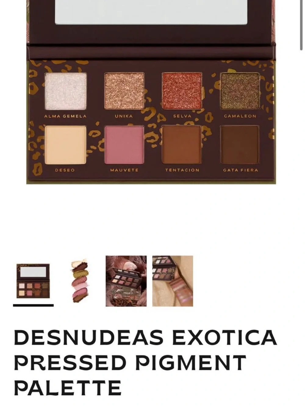 Desnudeas Pink, Gold & Brown Eyeshadow Palette